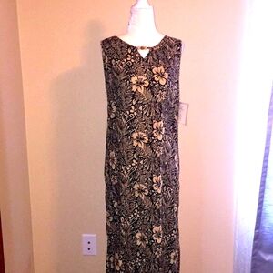 NWT, Kathie Lee, sleeveless floral dress, size S